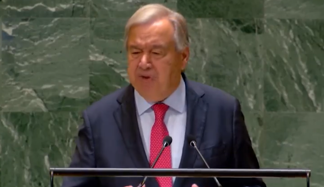Sekjen PBB Antonio Guterres Desak Penghentian Kekerasan di Lebanon